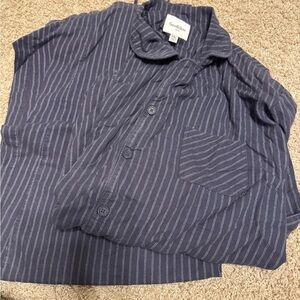 Men’s Goodfellow & Co Navy Pinstripe Pajama Set Sz XXL EUC